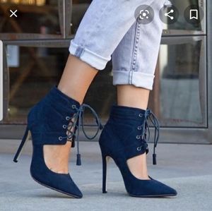 Sexy Ankle Laced Pumps